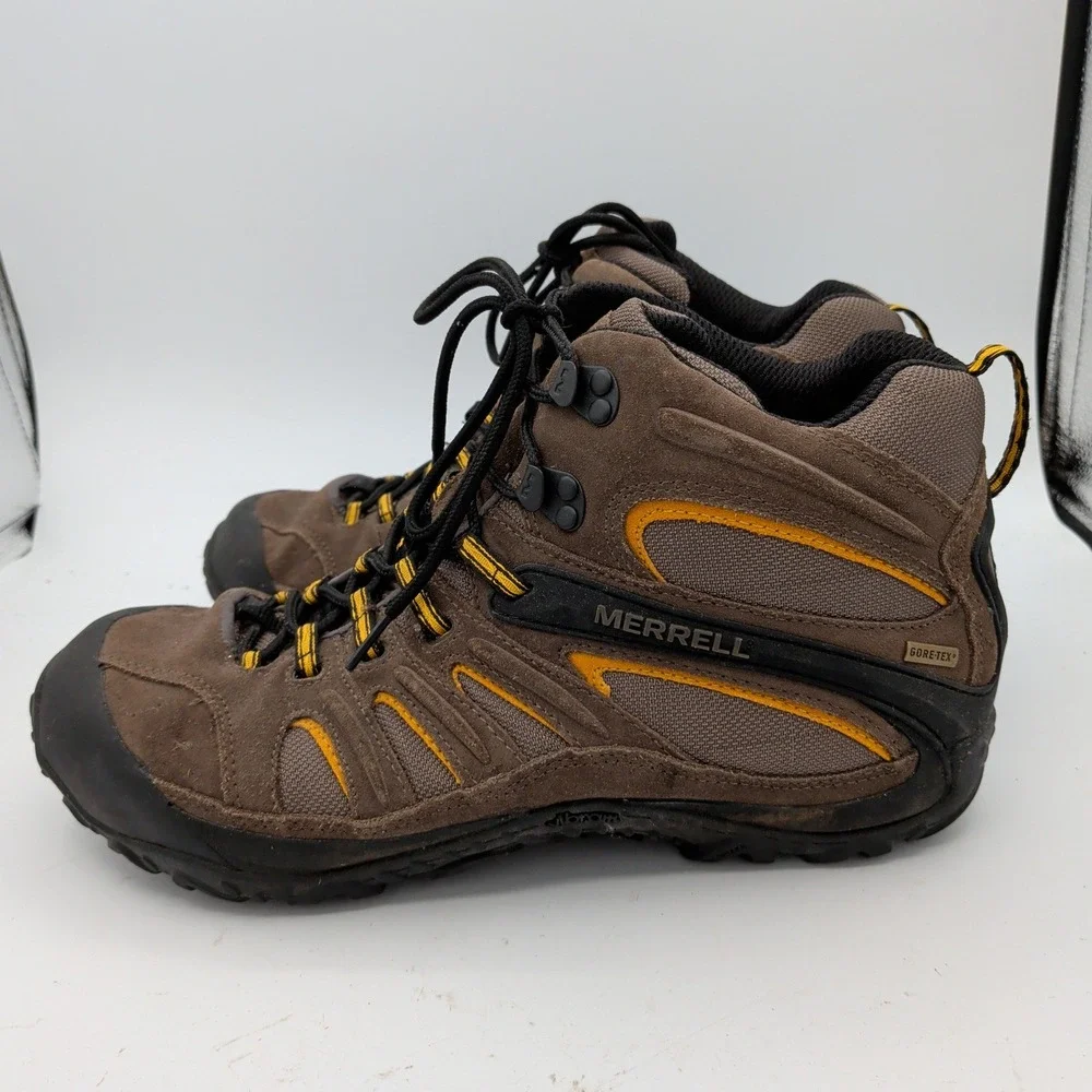 Merrell Chameleon 4 Mid Ventilator GORE-TEX Hiking Boot Men 13 Vibram Waterproof